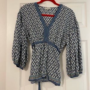 Max Studio Top with tie waist